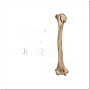 I Found This Humerus T-Shirt - Humerus Doctor Nurse Bone Posters and Art